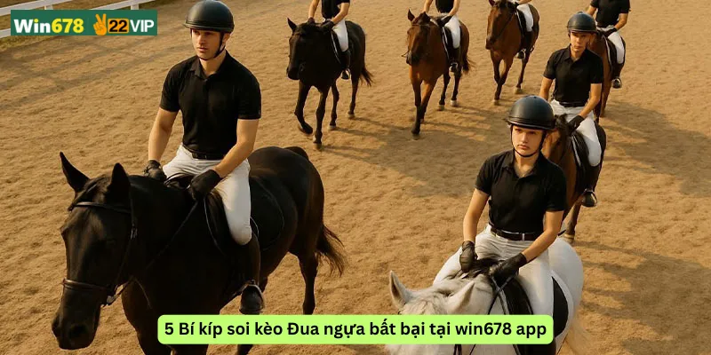 5 Bí kíp soi kèo Đua ngựa bất bại tại win678 app