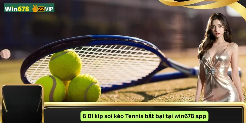 8 Bí kíp soi kèo Tennis bất bại tại win678 app